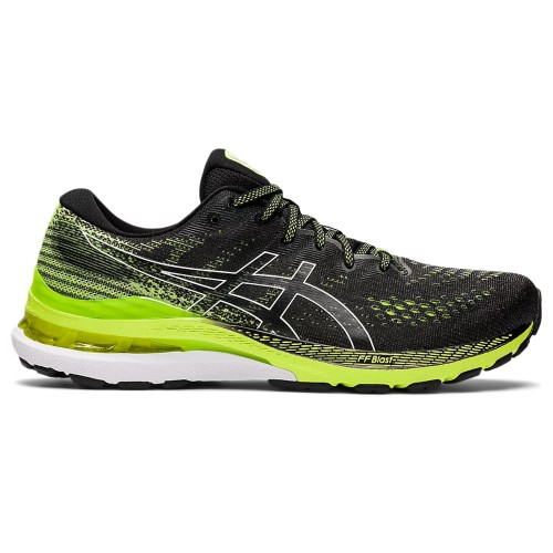 Asics Gel Kayano 28 Men's Black/Hazard Green - Running Free Canada