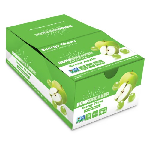 Bonk Breaker Chews Case Green Apple 10 x 50g