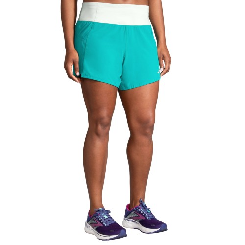 Brooks Chaser 5" Short Women's Nile Green/Cool Mint