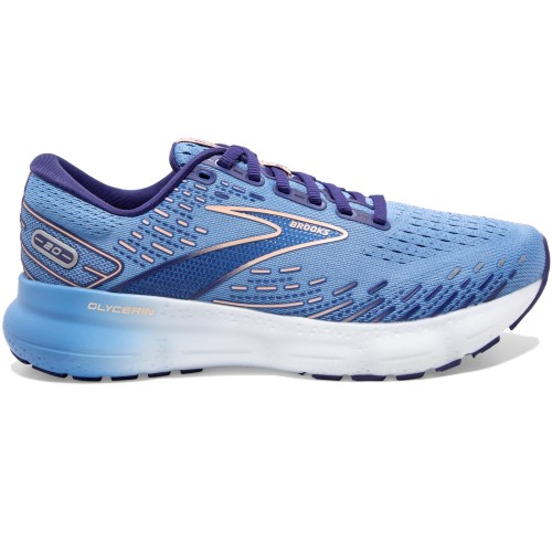 Brooks Glycerin 20 Women's Blissful Blue/Peach