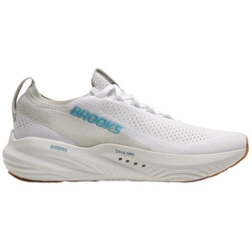 Brooks Glycerin Stealthfit 22 Men's White/Oyster/Blue