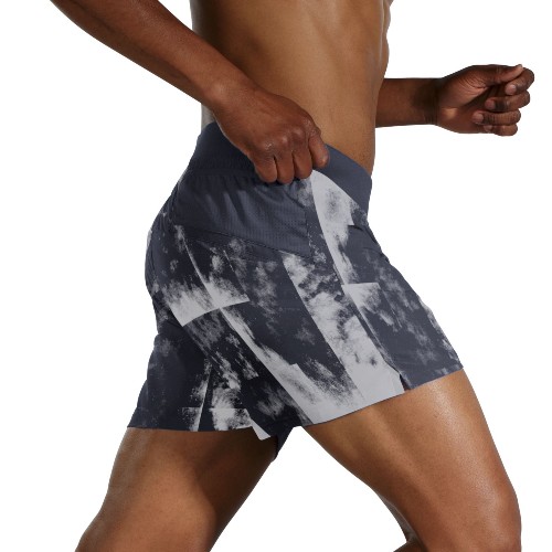 Brooks Sherpa 5" Short Men's Concrete Cloud Dye Print