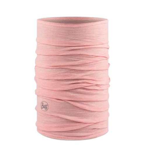 Buff Merino Lightweight Light Rosewood/Multi Stripes