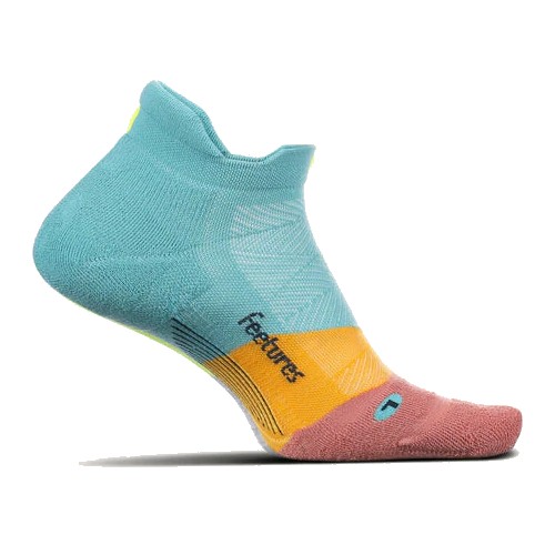 Feetures Elite LC No Show-Tab Women's Takeoff Turquoise