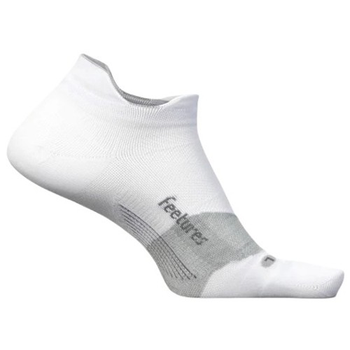 Feetures Elite UL No Show Tab Unisex White