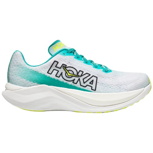 Hoka Mach X Men's White/Blue Glass