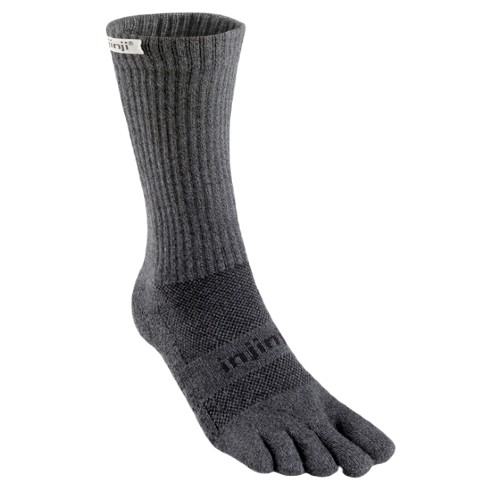Injinji Trail Midweight Crew Unisex Granite