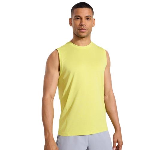 MPG Conquer Crew Neck Tank Men's Primrose Melange