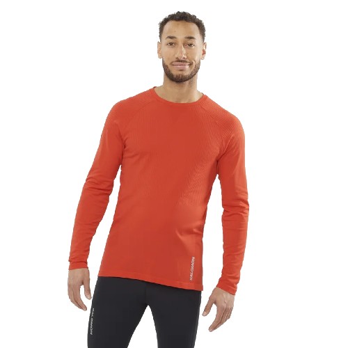 Salomon Sense L/S Tee Men's Firey Red
